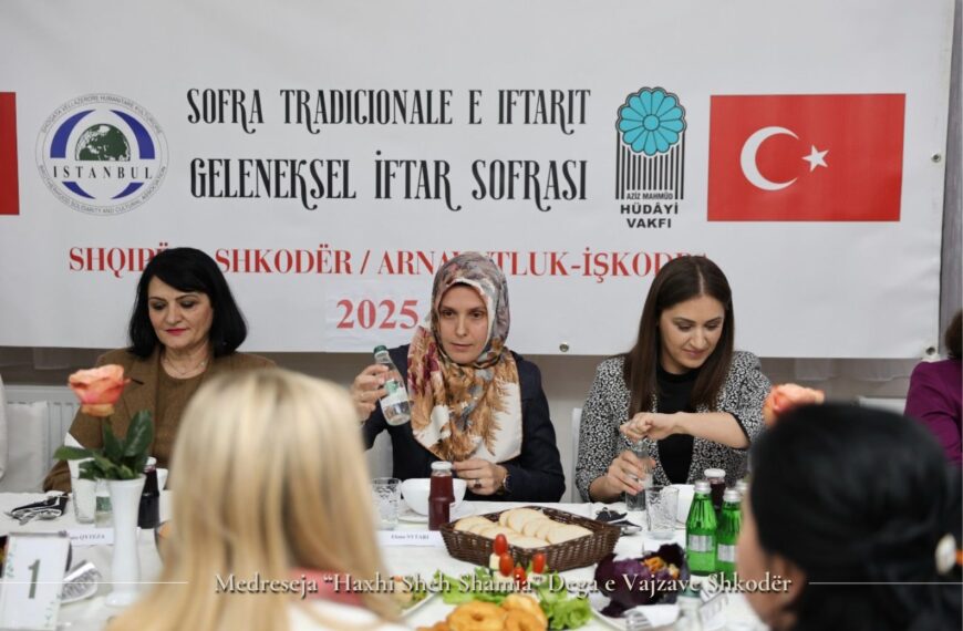 Shoqata “Istanbul” shtron yftar me zonja të nderuara të qytetit të Shkodrës